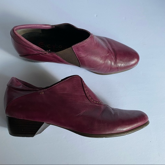 Vintage leather pumps in unique merlot colour 37.5 - Picture 6 of 10